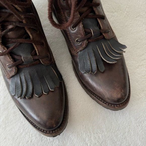 Freebird by Steven x Free People 'Brimfield/Robertson' Fringe Boots Size 8 - Picture 9 of 12